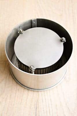 1lb Chaff Collector Assembly with wall