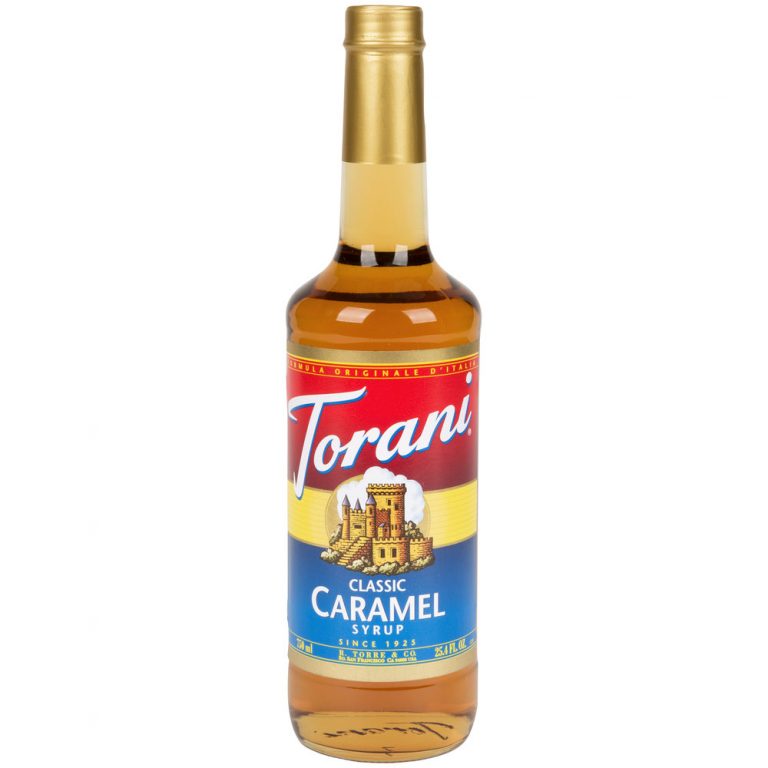 Torani 750 mL Classic Caramel Flavoring Syrup